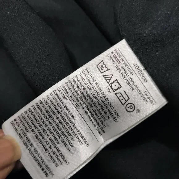 Banana Republic Wedding Guest Heart Twee Y2K Valentine Mini Wrap Dress Black 2 - Picture 8 of 12